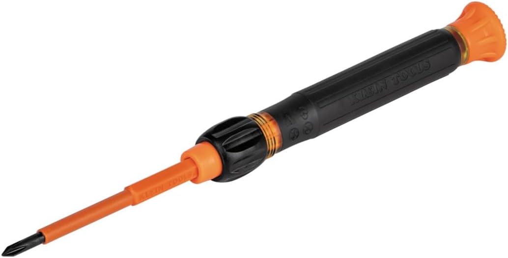 KLEIN TOOLS INSULATED 2 IN 1 PRECISION SCREWDRIVER