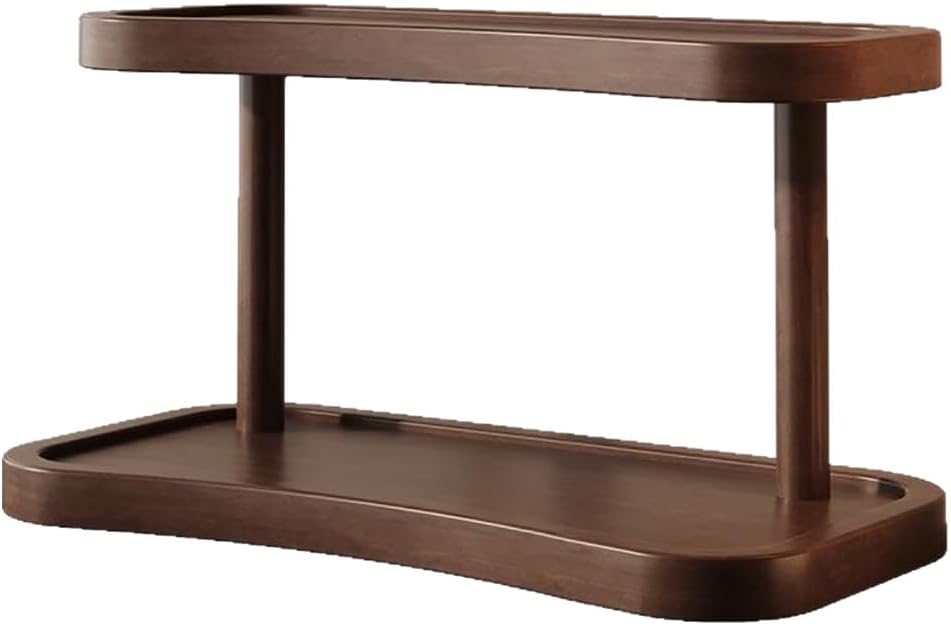 Wooden Coffee Mug Organizer, 2-Tier Cup Display Rack, Mug Holder for Countertop, for Kitchen, Coffee Bar, Tea Room Storage, Holds 8-10 Mugs, 16"L x 8"W x 8.7"H