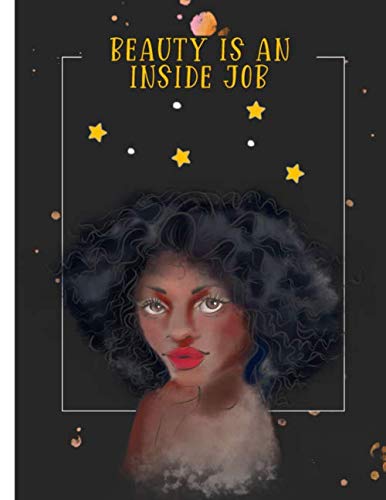 Beauty is An Inside Job: Daily Self and Skin Care Routine Organizer for Women, Blank Face Charts