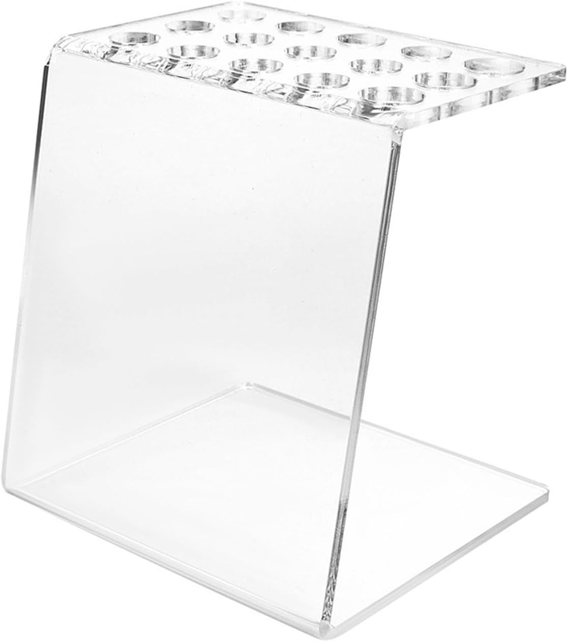 Barber Shop Scissors Stand, Hair Shears Storage Holder, 15 Hole Organizer for Professional Barbers, Salon Scissor Rack with Stable Base, Hairdresser Tool Accessory with Compact Design, Scissors Holder
