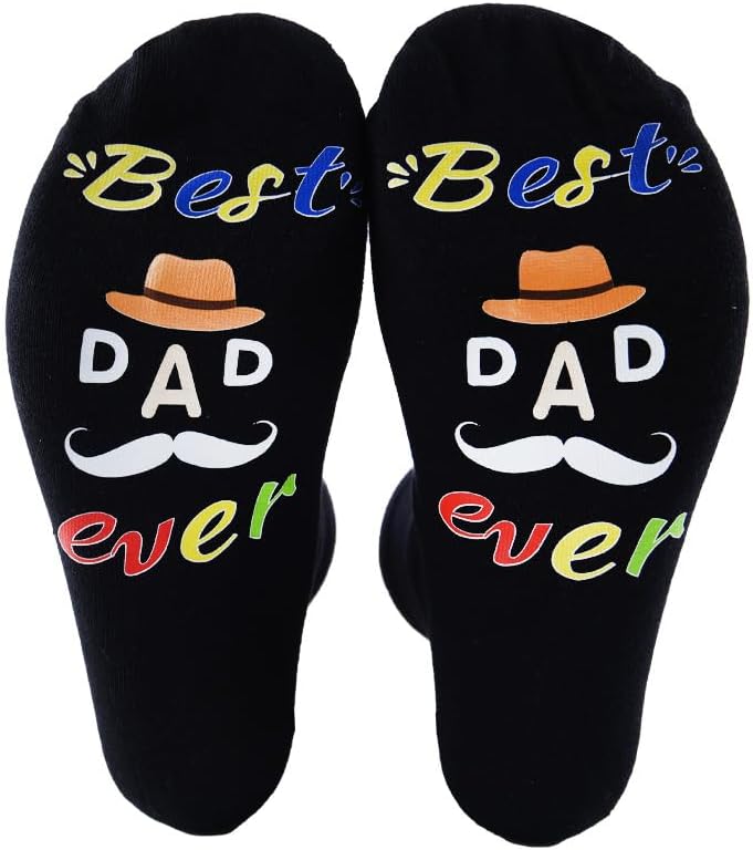 Funny Socks for Dad Mom Christmas Birthday Gifts From Son Daughter Mother Father Day Gifts for Papa Dad Mom Stocking Stuffers