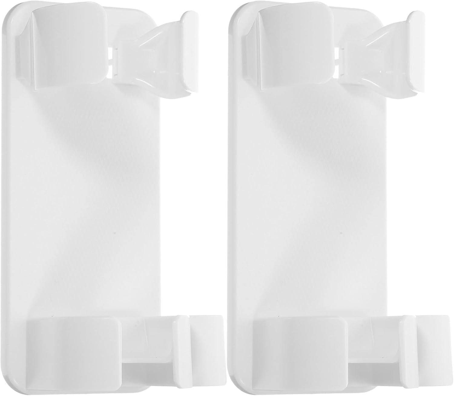 Hair Tool Organizer Wall Mount Plastic Curling Iron Holder 2pcs with Universal Fit and Space Saving Design for Hair Styling Tools and Straighteners for Bedrooms and Professional