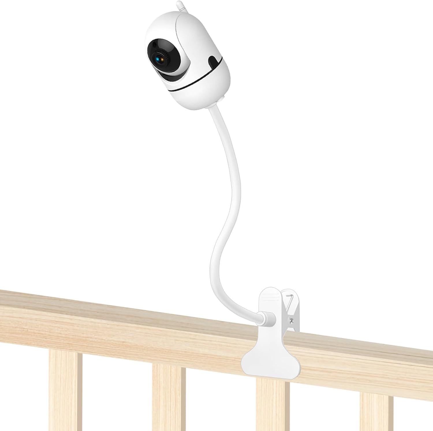 Flexible Baby Monitor Mount, Universal Crib Baby Camera Holder Compatible with Infant Optics DXR-8 / DXR-8 Pro, Owlet Cam/Cam 2 / Duo 2, Nanit Pro, Arlo, HelloBaby, Motorola, VTech & More