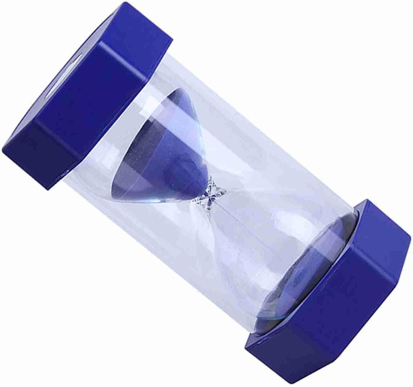 Mingzhe Plastic Sand Timer Hourglass 3 10 20 30 60 Minutes Timer Clock for Home Office Decor Gift with Safe Shell (60 Points Blue)