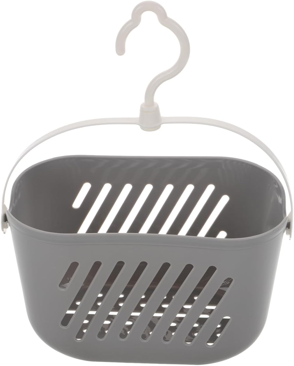 CLISPEED Hanging Storage Basket for Bathroom Plastic Hanging Wall Basket Handle for Organizing Shower Essentials and Small Items in Bathroom