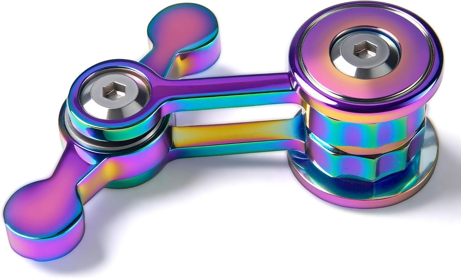 Fidget Spinner for Adults, Metal Silent Figette Office Desk Quiet Cool Gadgets Gifts for Anxiety Stress Relief Calm Down Sensory Autism Autistic ADHD Airplane Travel Need Must Have