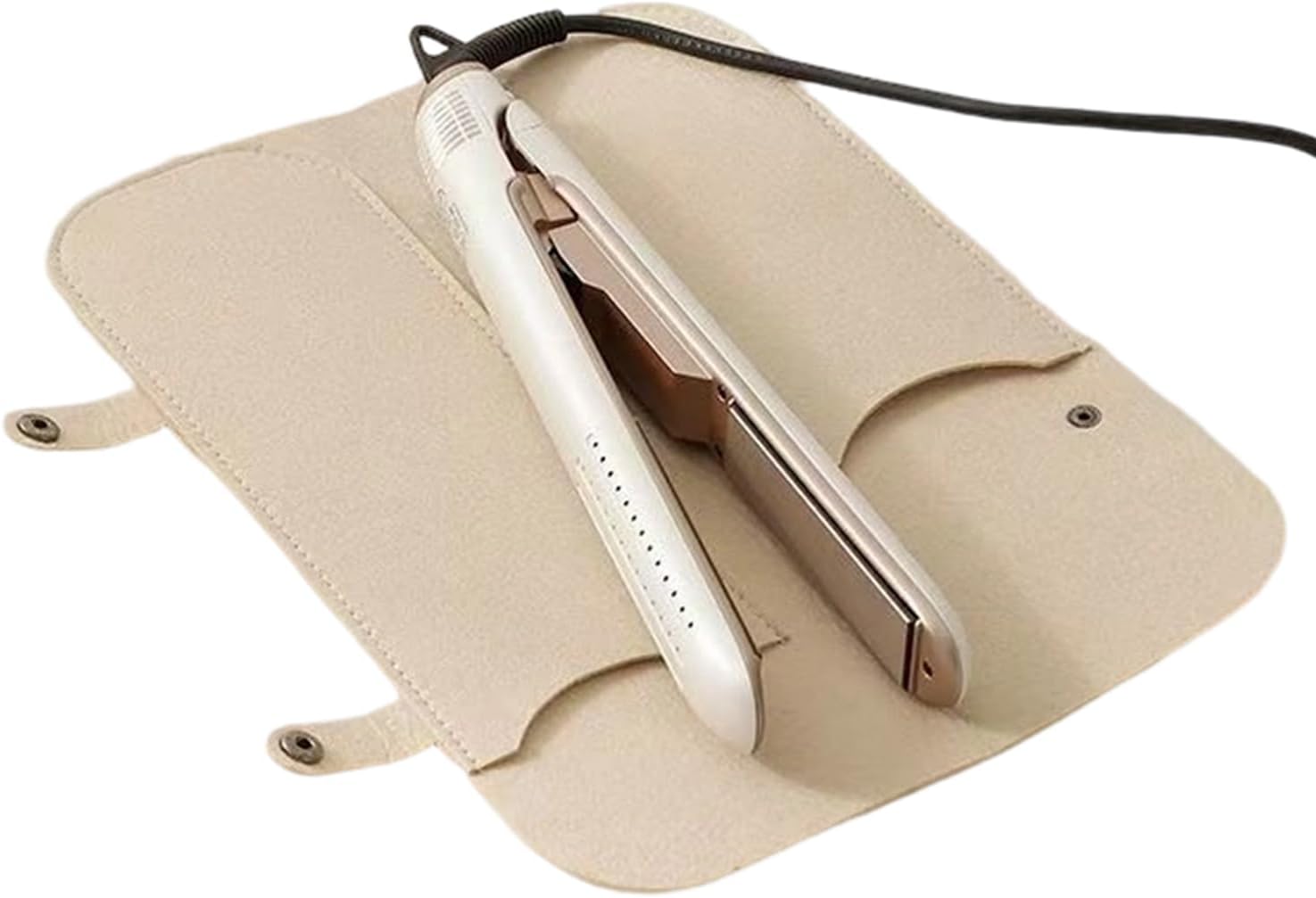 Hair Straightener Bag | Styling Tool Straightener Organizer,Heat Insulation Mat Hair Tool Bag | for Attachments, Clipper, Comb, Brush Counter, Dresser