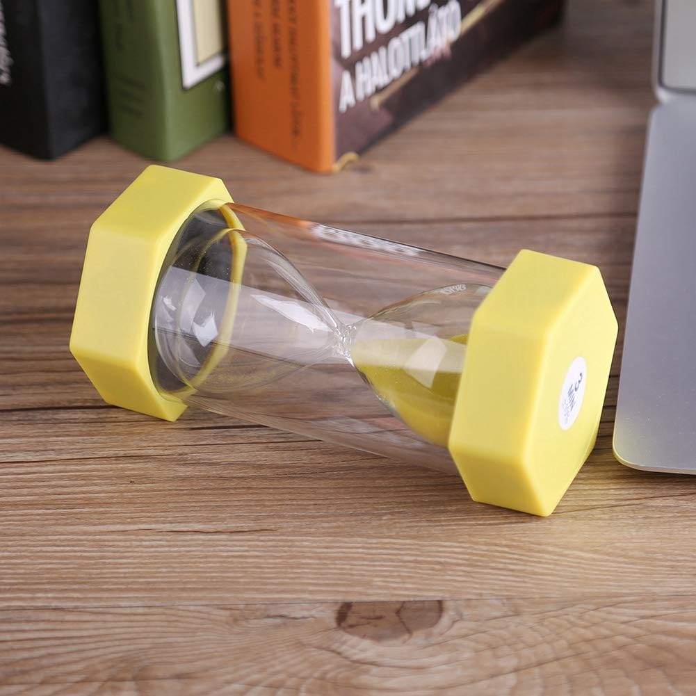 Mingzhe Plastic Sand Timer Hourglass 3 10 20 30 60 Minutes Timer Clock for Home Office Decor Gift with Safe Shell (1 Dividend)