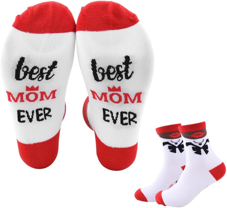 Funny Socks for Dad Mom Christmas Birthday Gifts From Son Daughter Mother Father Day Gifts for Papa Dad Mom Stocking Stuffers