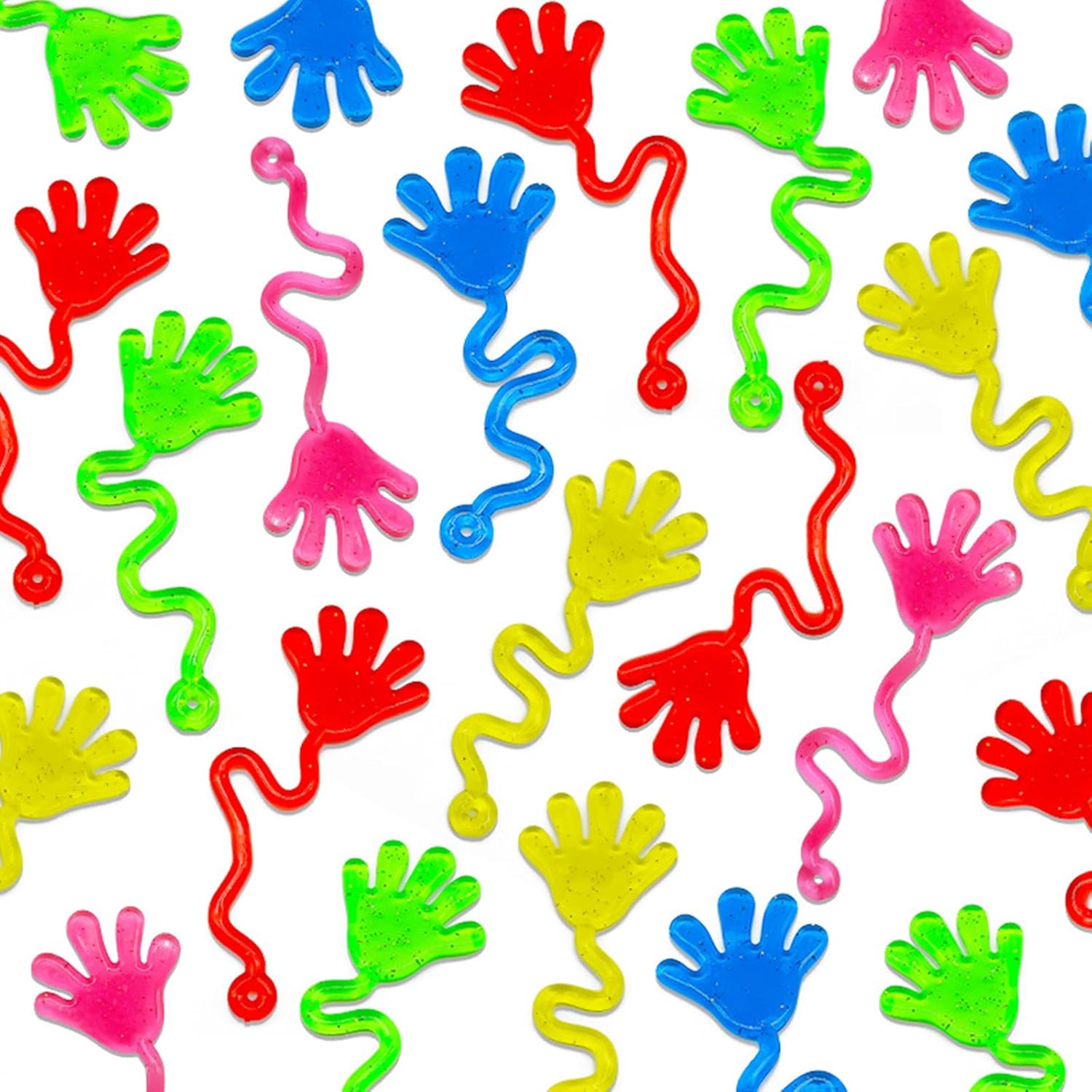 20Pack Sticky Hands Party Favors, Fun Elastic Party Bag Fillers,Party Favours, Suitable For Adult Gifts, Birthday Games, Decorations And More