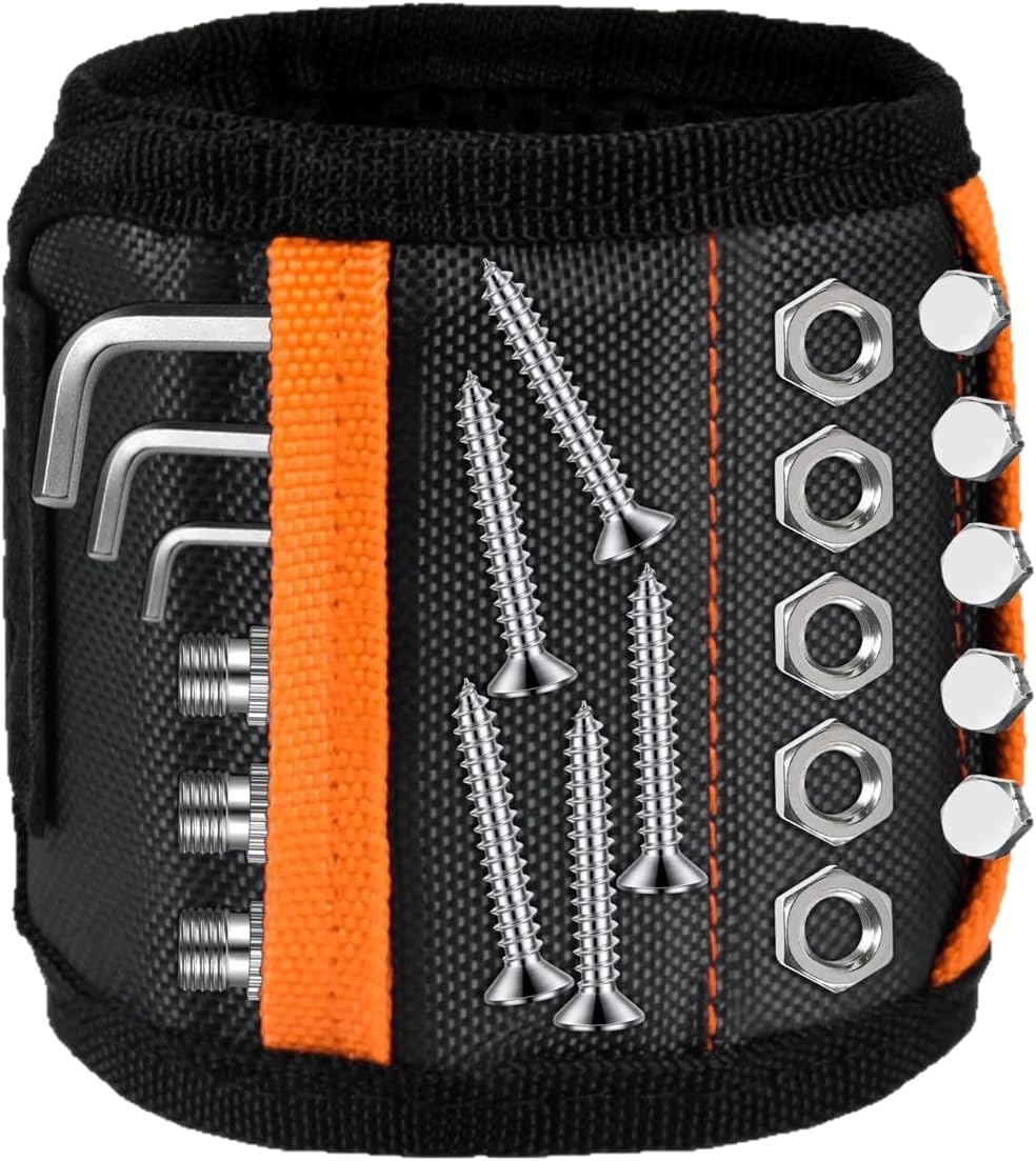 Gifts for Him Fathers Day, Magnetic Wristbands for Men Tools, Dad Birthday Gadgets Gifts for Men, Presents for Mens