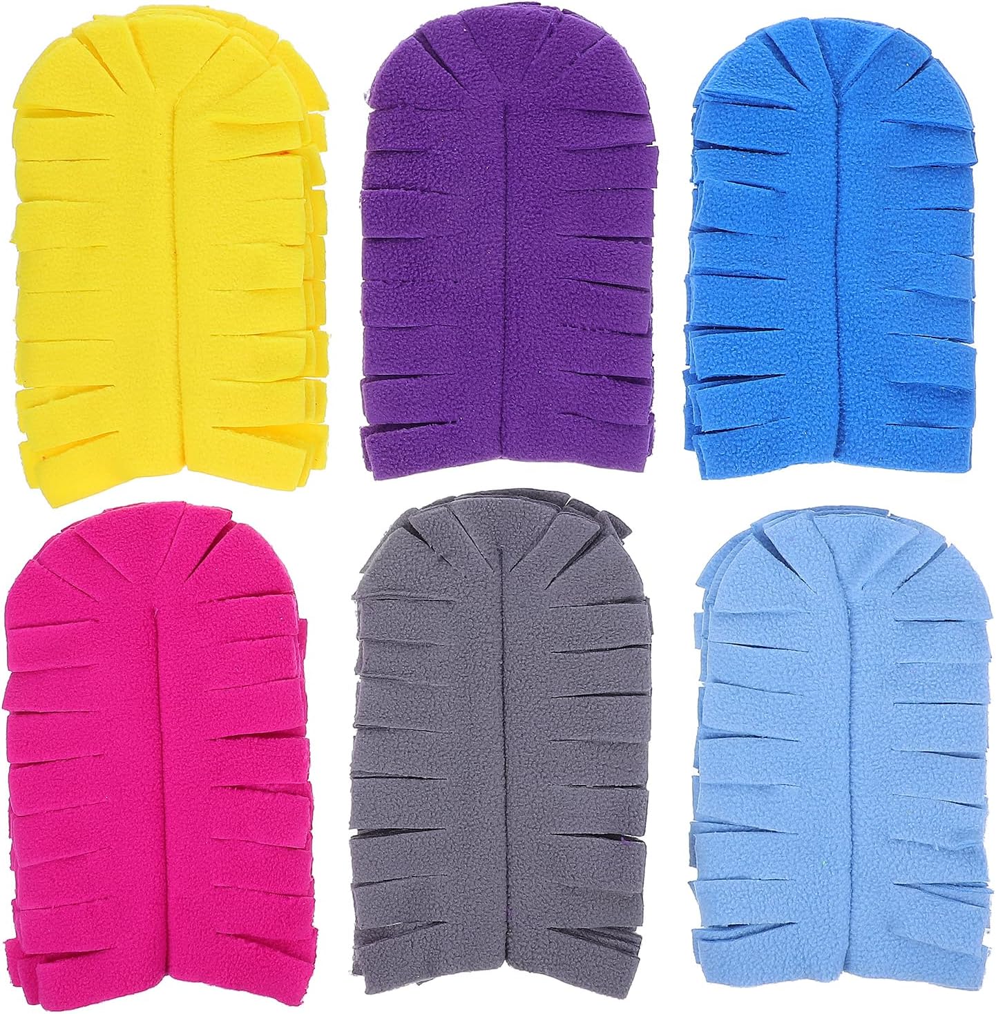 SECFOU 6pcs Reusable Microfiber Duster Refills for Duster Handles, Fluffy Fiber Pads with Wide Application for Office and Car Cleaning Supplies