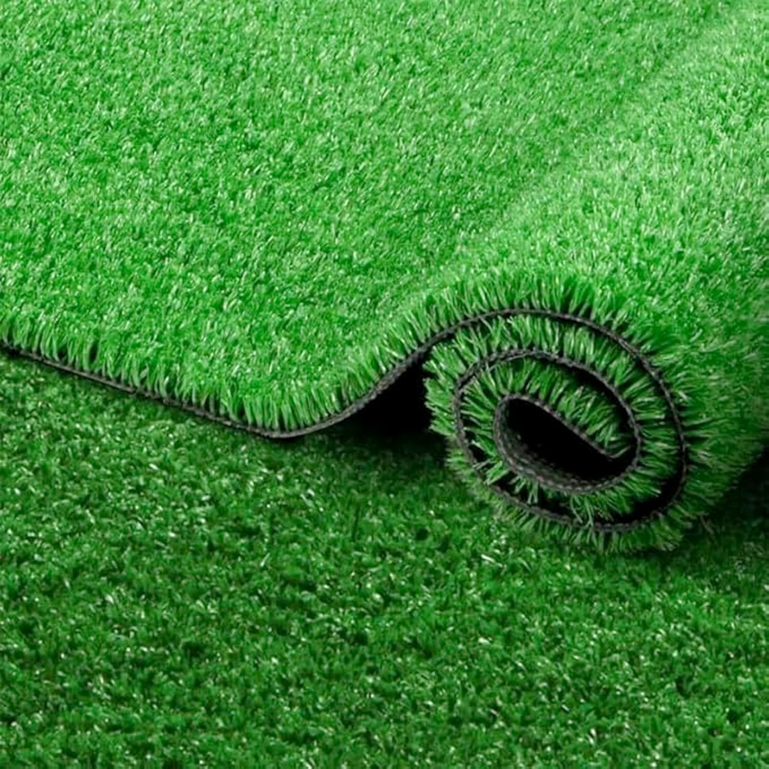 Artificial Grass Fake Grass High-Density Weather-Resistant Artificial Turf 18mm Thickness Premium Synthetic Turf Mat Carpet DIY Pads Door Mat Rug for Balcony Patio & Garden