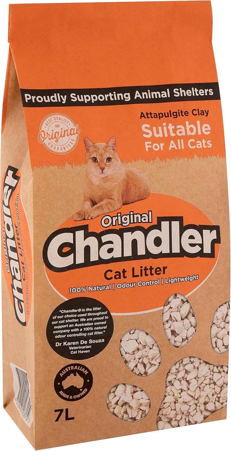 Chandler Original Cat Litter (Australian Natural Attapulgite Clay) 7L