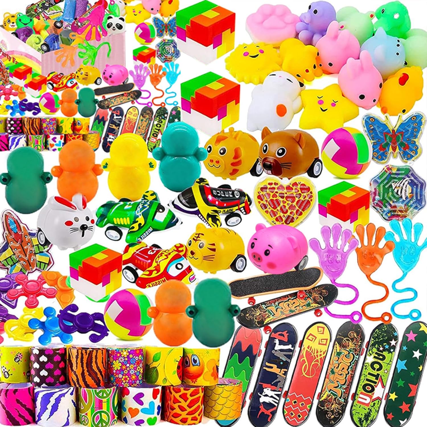 66 PCS Party Favors for Kids Treasure Prizes Box Toys, Goodie Bags Stuffers for Classroom Rewards, Birthday Gifts Toys, Treasure Chest Toys, Carnival Prizes, Stocking Stuffers for Kids 3-5 6-8 8-12