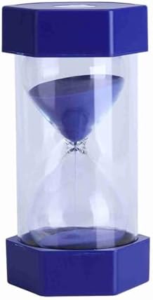 Sand Timer Hourglass, Plastic Sand Clock 3 10 20 30 60 Minutes for Cooking Games Classroom Toothbrush Timer, Color-Coded Time Management Tool for Home Office
