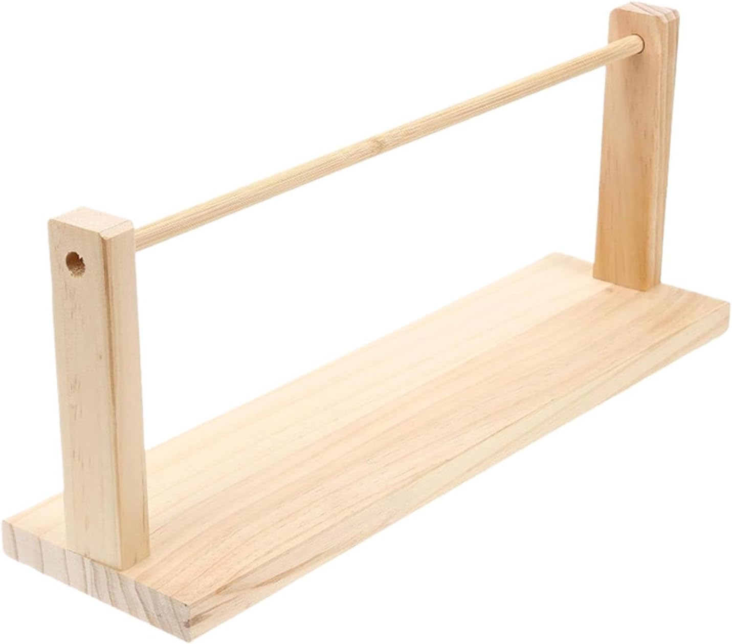 Ribbon Organizer for Craft Room 40cm Wooden Display with Rotating Spool | Wrapping Ribbon Display Stand for Home Living Room Bedroom Craft Room Studio Flower Shop Sewing Yarn Thread Tape