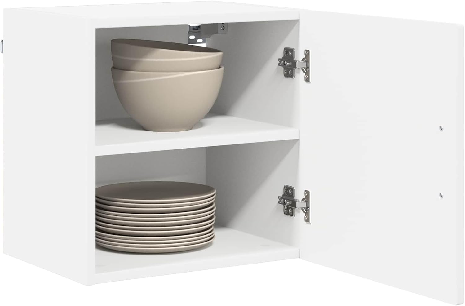 vidaXL Wall Cabinet Porto 2 pcs White Engineered Wood