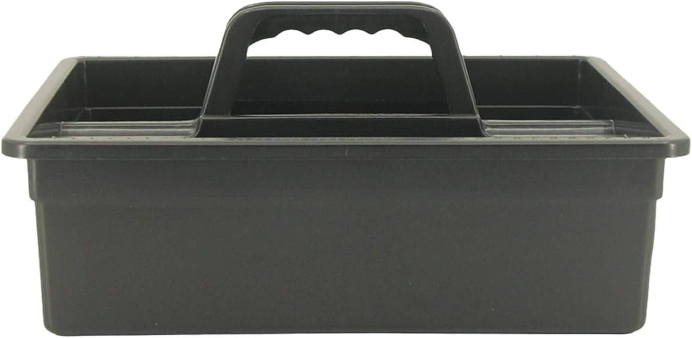 Cleaning Supply Caddy Housekeeping Supplies Storage Organization | Household Tools Organizer With Handle for Car Trunk, Detailing, Auto, Vehicle, Home, Bathroom, Laundry, Garage, Garden,