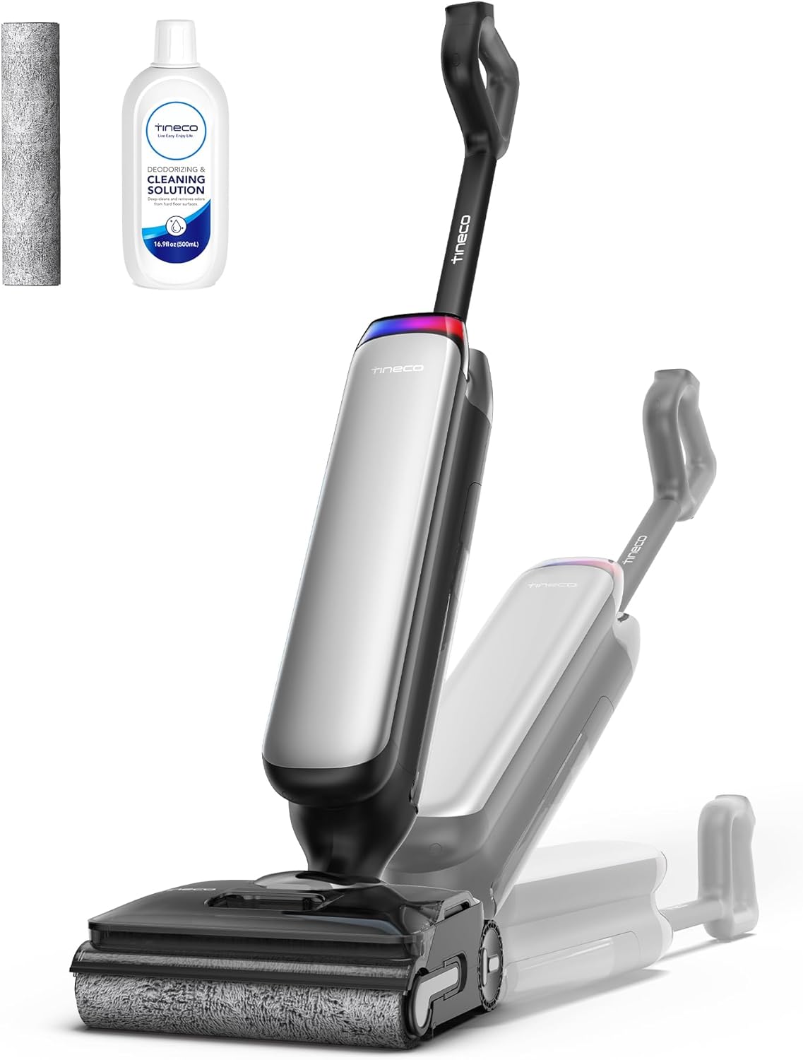 Tineco Floor One S9 Artist Wet Dry Vacuum Cleaner, 22kPa Suction, 360° SmoothDrive, Anti-Tangle Design, 85℃ Flashdry, 50 Min Runtime, Dual-Edge Cleaning, 180° Lay-Flat