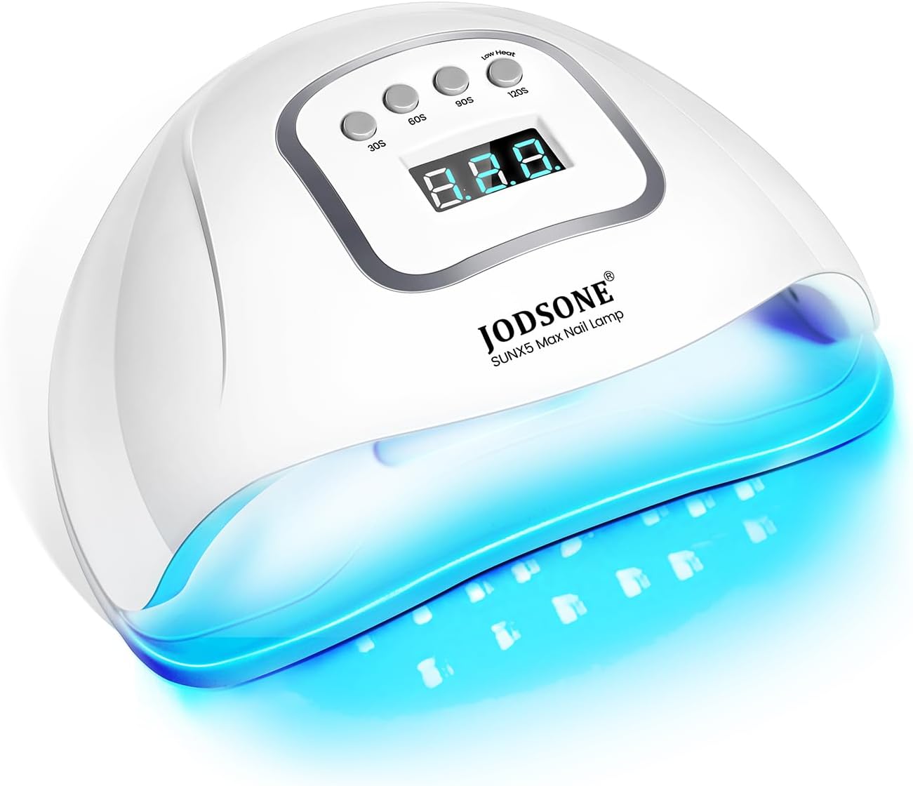 JODSONE UV LED Nail Lamp, Nail Dryer for Gel Polish, Gel Nail Lamp with 24 UV-LED dual Light Beads, Nail Light for Gel Nails with Automatic Sensor & 4 Timers