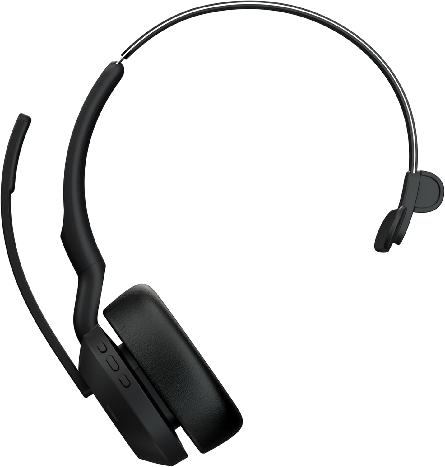 Jabra Evolve2 55 Wireless Headset - Bluetooth - 3X Mic - ANC Active Noise Cancelling in Microphone & Headphones - 18hr Batt - 30m Range - Lastest PC Headsets with Teams + Open Office Cert - USB C