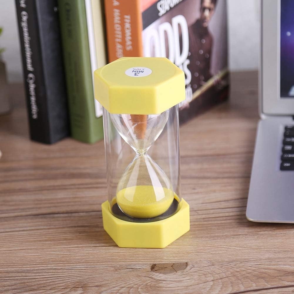 Colorful Sand Hourglass Timer 30 Minutes Creative Timer Clock for Home and Office Decor Gift (1 Dividend)