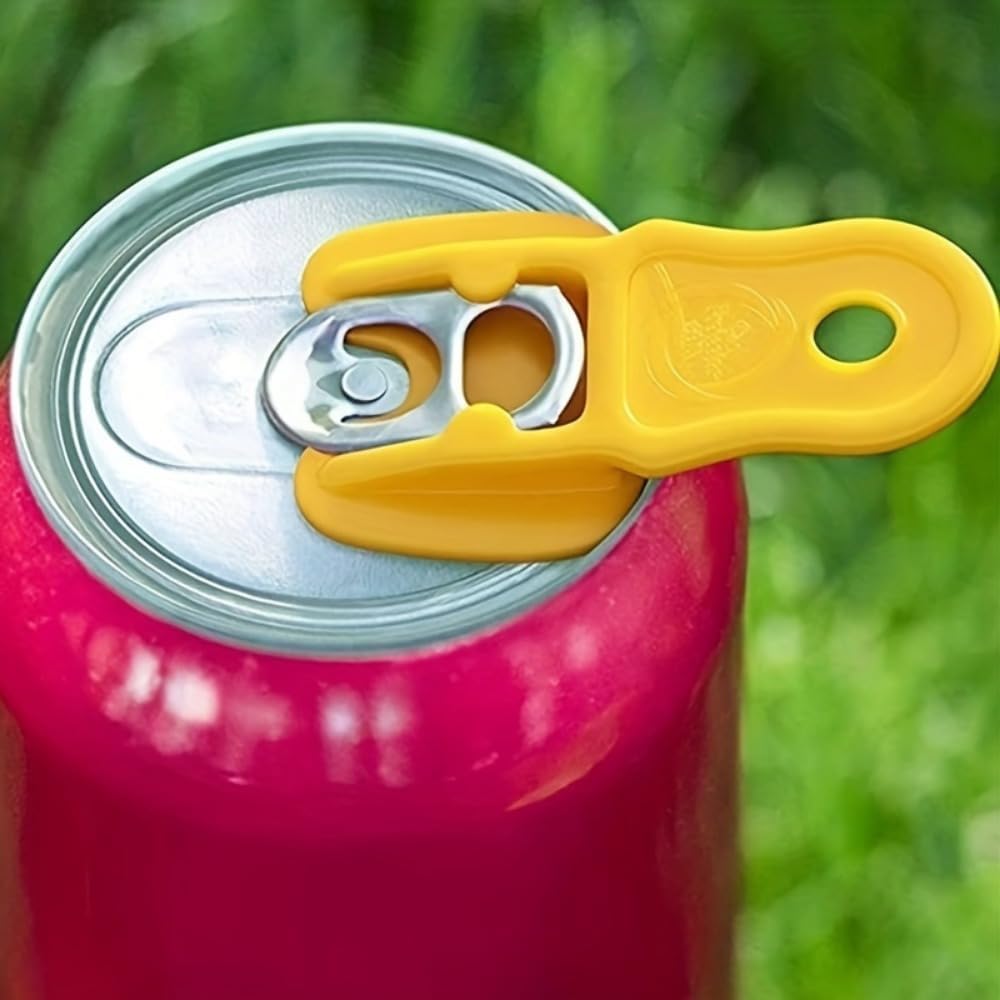 5Pcs No-Hurt Can Opener for Pull-Tab Cans - Opens Soda, Beer, Cola Cans Easily, Saves Fingers & Nails, Creative Kitchen and Outdoor Gadget