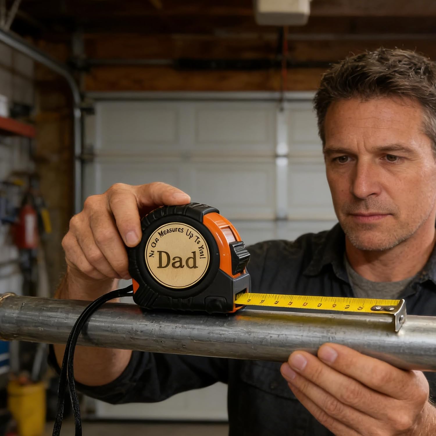 Gifts for Dad Father Daddy Father in Best Dad Ever from Daughter Son, Birthday Fathers Day Stocking Stuffers, Practical Useful Gift Idea for Men, 25 FT Tape Measures, Dad