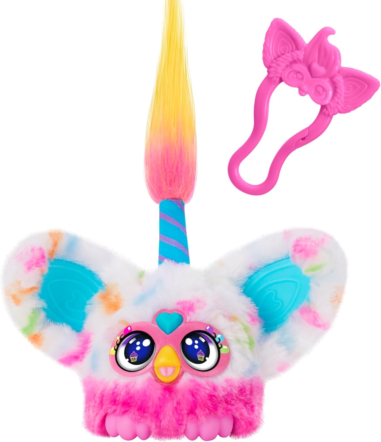 Furby Furblets Bee-Day Birthday Friend, Mini Plush Electronic Toy, Party Gifts for Kids 6+