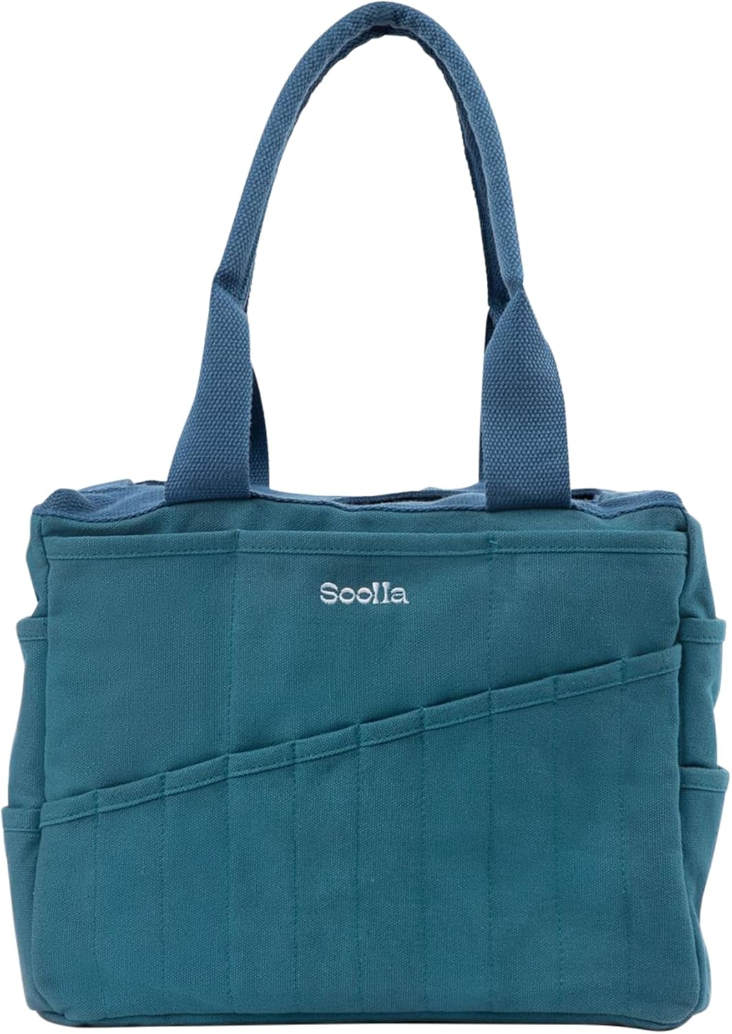 Soolla Studio Bag: Art Supply Storage Organizer & Pottery Tool Bag, Washable Craft Tote, Knitting Yarn Bag, Crochet Project Bag, 30 Pockets, 15+ Canvas Colors, Artist Bag for Adults