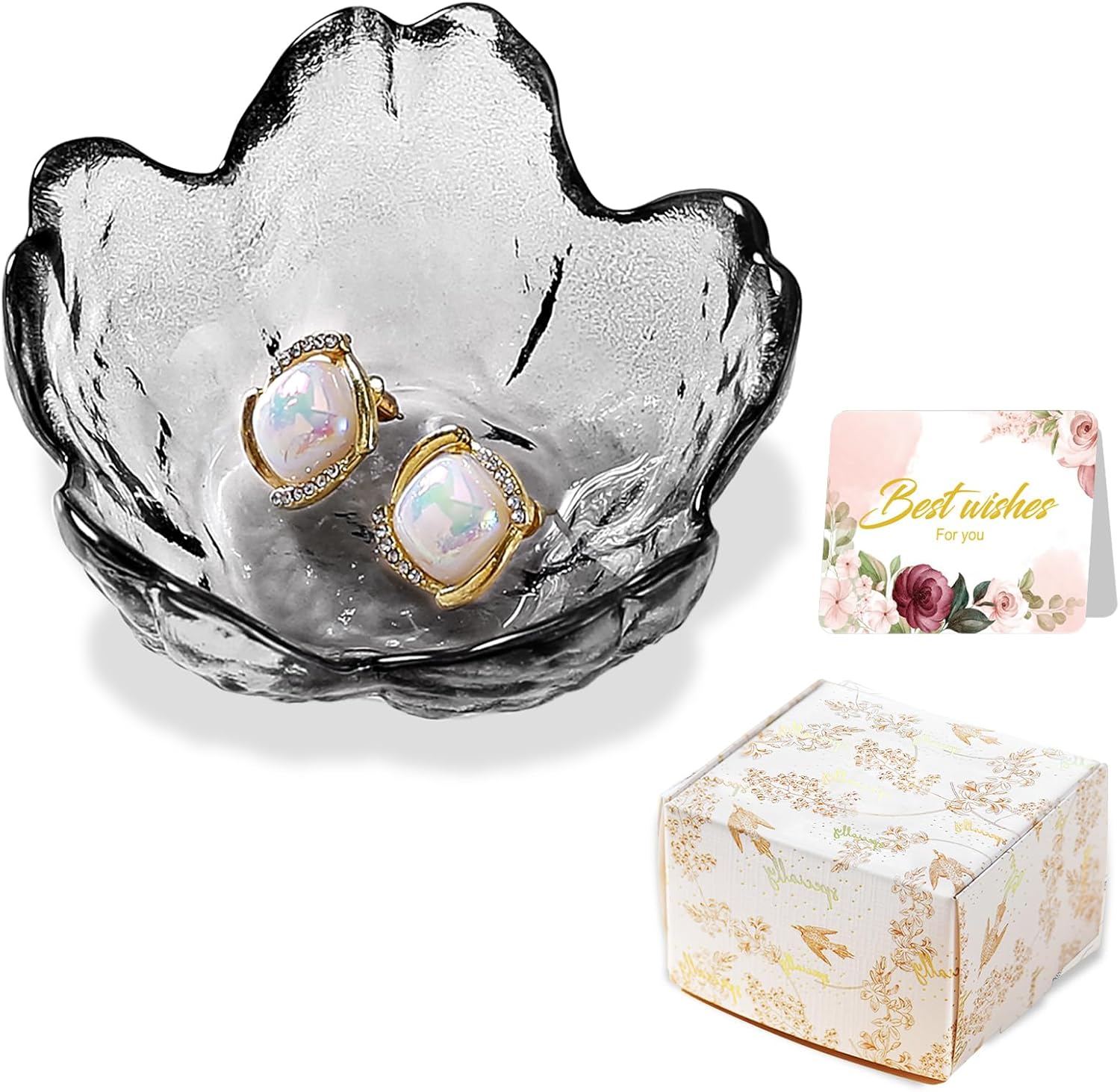 Gifts For Women Trinket Dish Unique Birthday New Home Gifts For Women Her Jewellery Tray Cute Room Decor Aesthetic Bedroom Accessories Ring Dish Holders Small Friendship Christmas House Warming Gifts