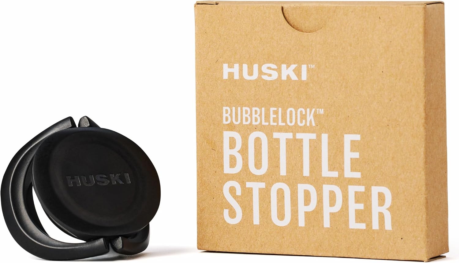Huski BubbleLock™ Bottle Stopper | New | Compact & Convenient Champagne Stopper | Wine & Bar Accessories | Fits in The Huski Champagne Cooler | Wine Gifts