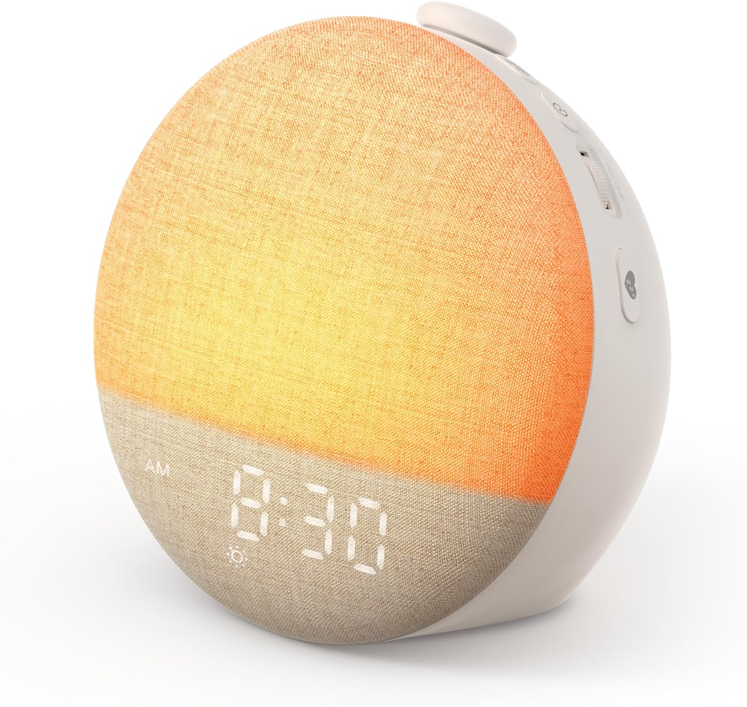 Dreamegg Sunrise Alarm Clock, White Noise Machine, Gentle Wake Up, Beige | 29 Soothing Sound, 10 Dimmable Night Light, Customizable Sleep Routines with Timer, Favorite Mode, Snooze, Adults, Decor