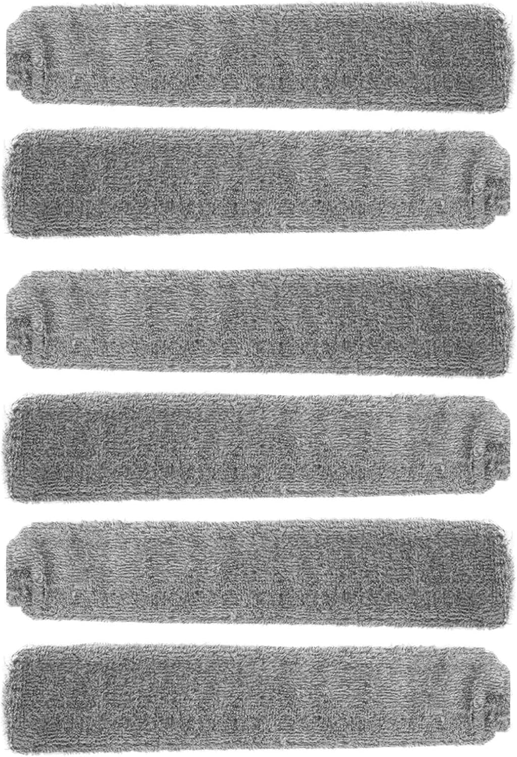 Heavy Duty Duster Refills Washable Cleaning Tool Supplies | 6 Pieces Microfiber Duster Brush Replacement Cloths for Home Kitchen Apartment Dorm Floor Wall Sofa Couch Under Furniture
