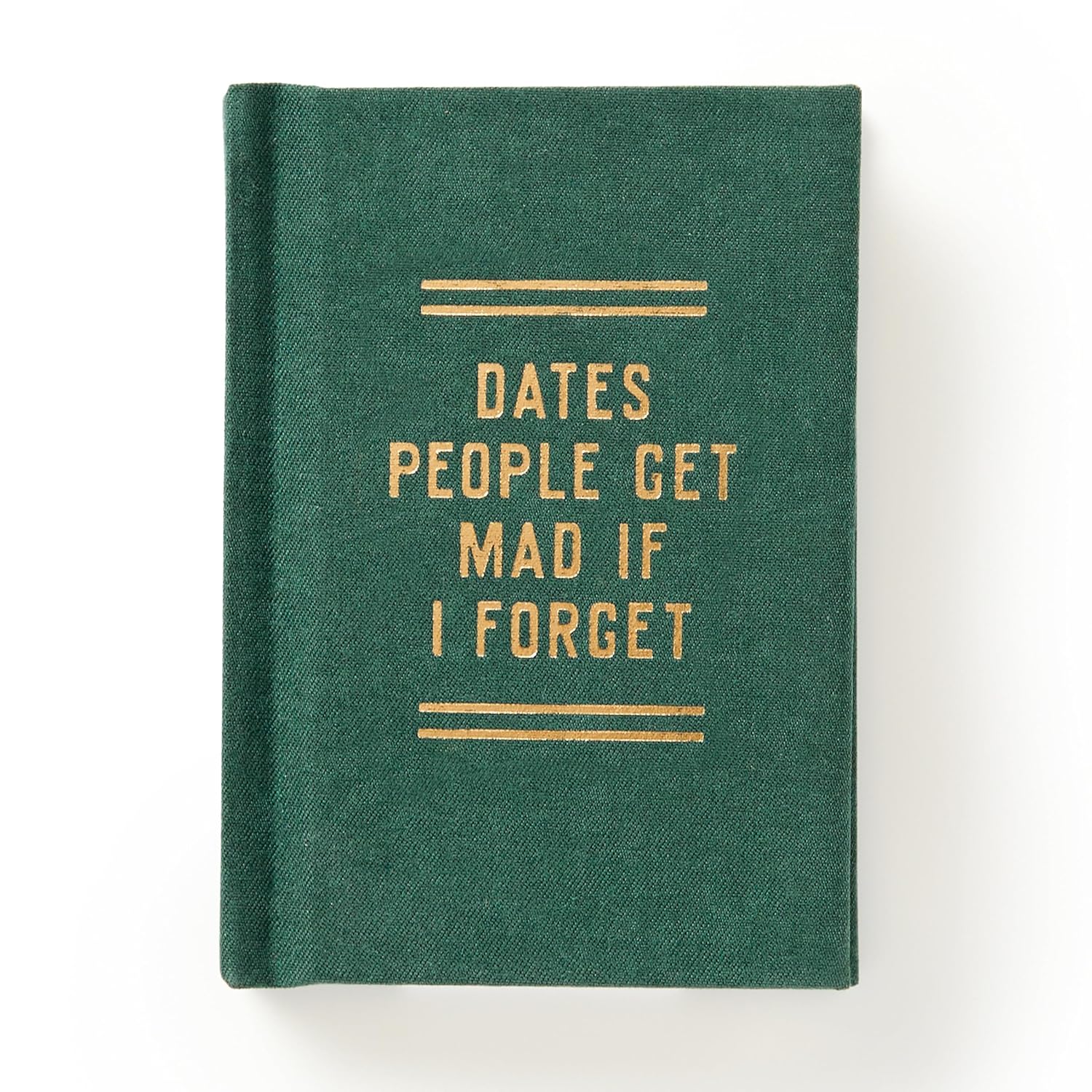 Brass Monkey Tiny Dates People Get Mad if I Forget, Humorous Calendar, Easy Date Reminder for Birthdays and Anniversaries