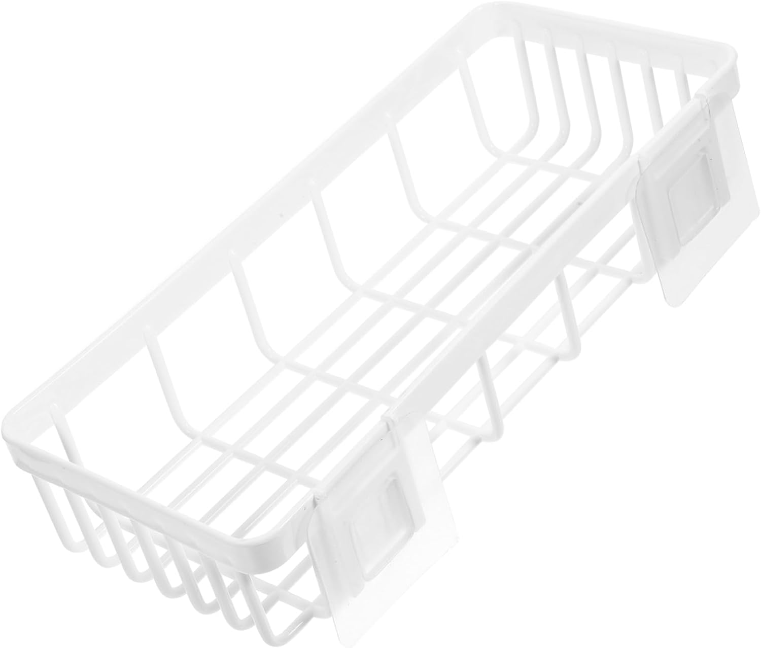 Anneome Organizer Shelf and Modern Sleek Design Toiletries with White Plastic Wall Mounted Space Saving Versatile Storage Rack for Organizing Bathroom Bathroom Essentials