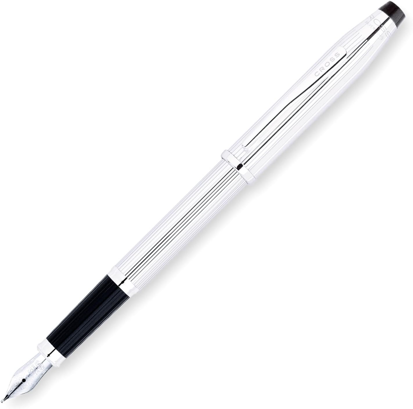 Cross Century II Sterling Silver Fountain Pen with Medium Nib (HN3009-MY)