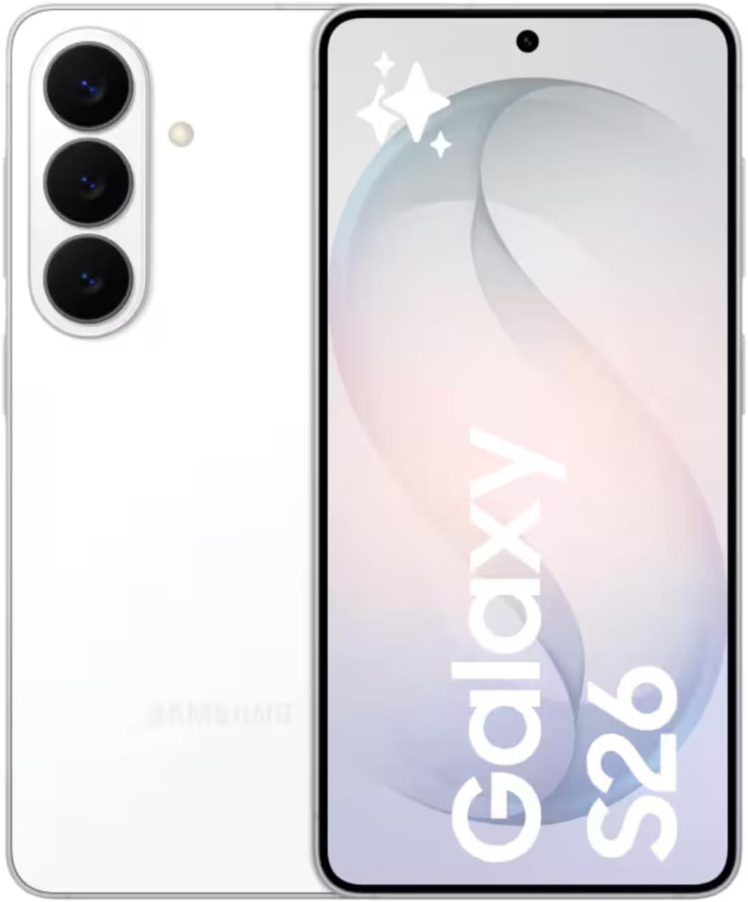 Samsung Galaxy S26 [AU Version], White, 512GB, Customised AP, AI Phone, Photo Assist, Creative Studio, 50 MP Camera, 4300 mAh Battery, 12GB Memory