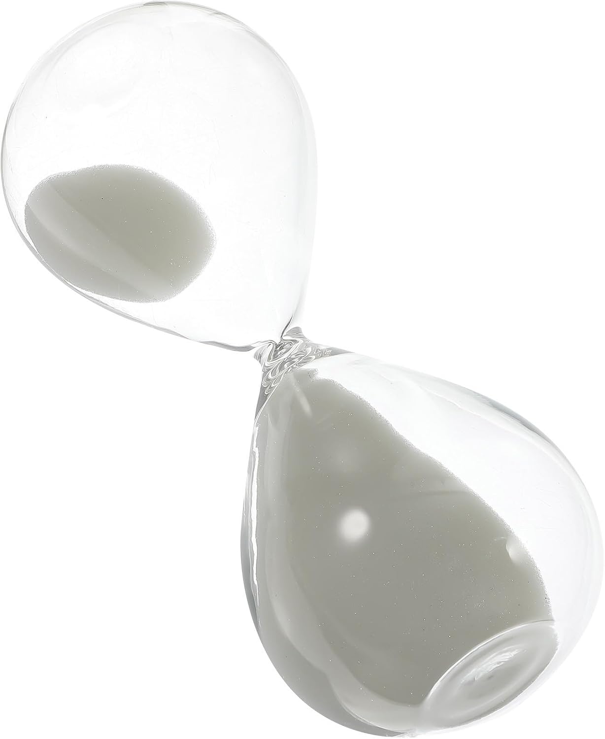 Kitchen Sand Timer 5 Minute Glass Hourglass for Home Decorative Use | White, Glass and Sand Construction, Creative Design, Housewarming Gift