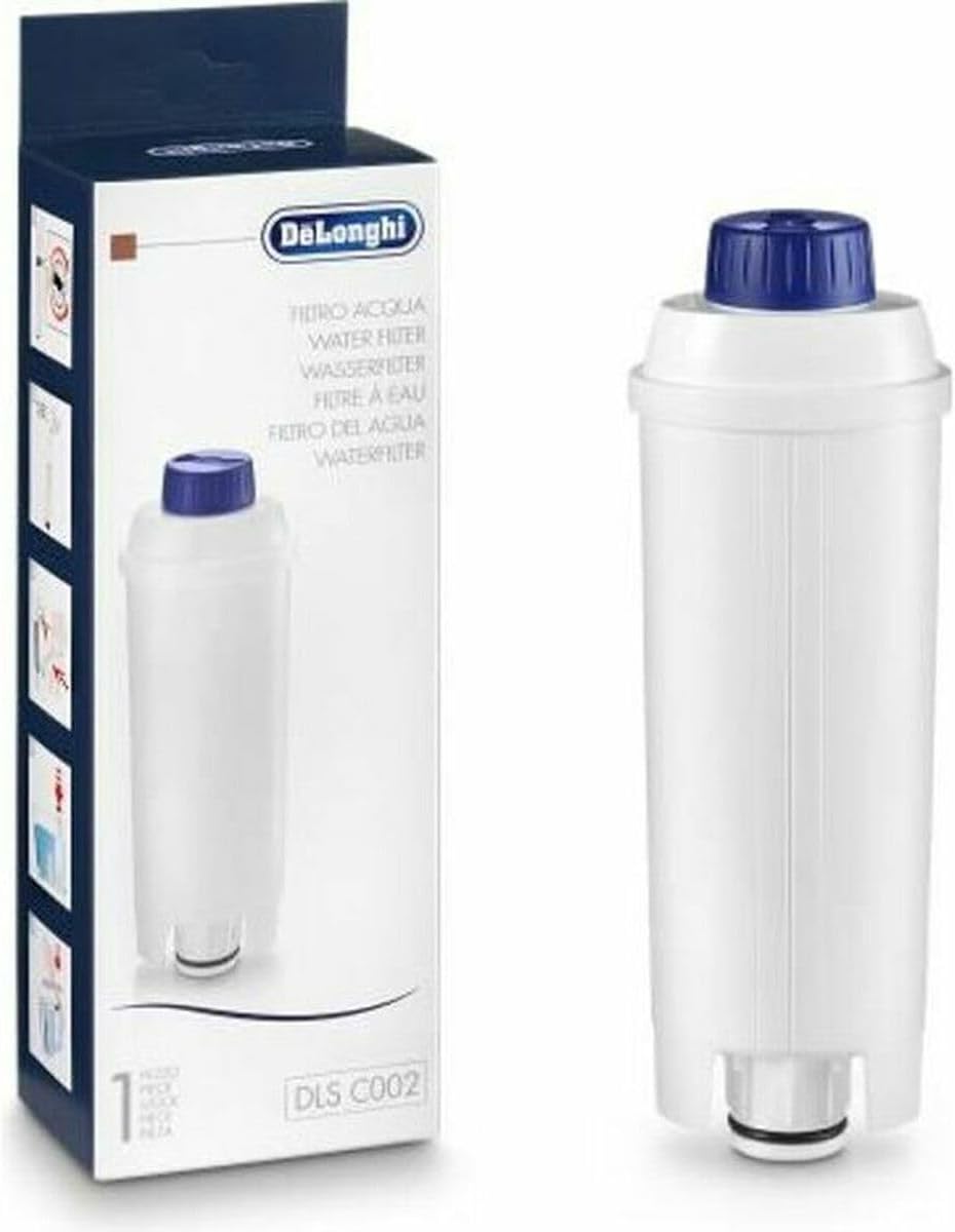 De'Longhi Coffee Machine Replacement Water Filter DLSC002, White