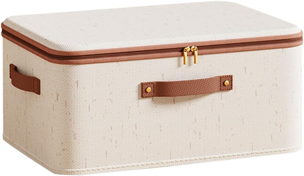 Clothes Storage Bins,Breathable Large Capacity Boxes Containers | Folding Closet Organizers,for Sweater Towel Dress Home Living Room Bedroom Store Dorm Travel