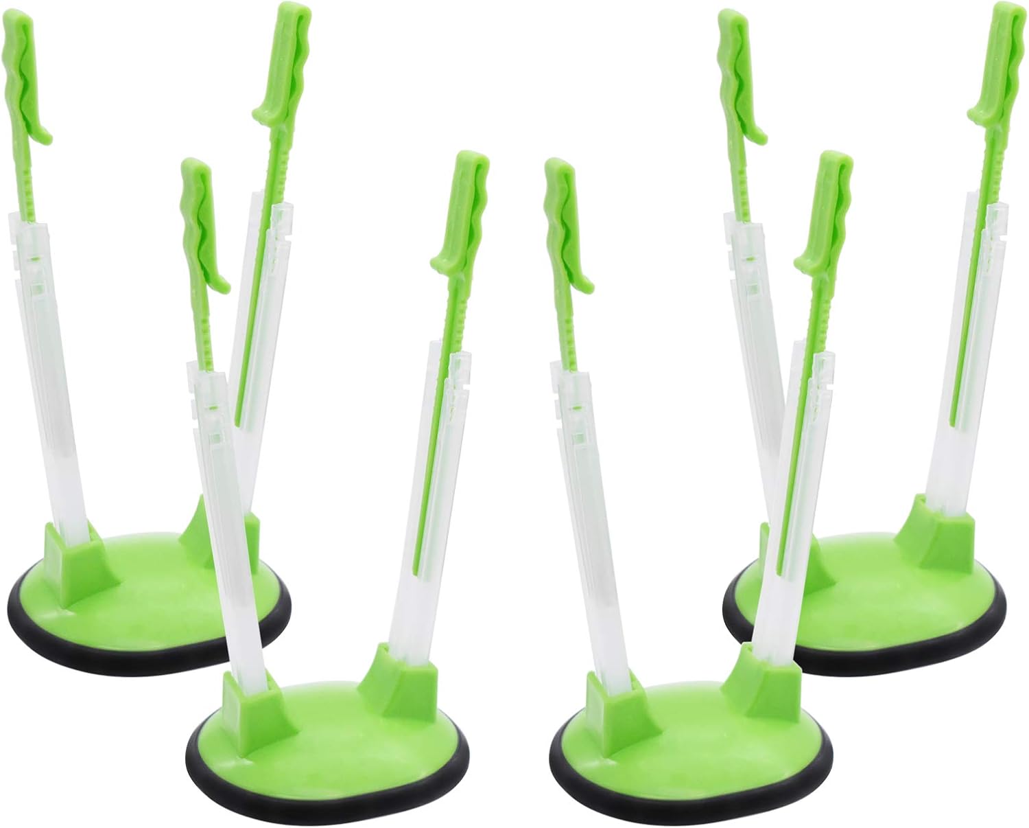 Bag Holder for Plastic Bags, Freezer Meal Ziplock Bag Holder Stand, Adjustable Hands-free Open Baggy Rack Storage Bag Holder Stand for Food Prep Bag, Gallon Baggie Holders Stand, Kitchen Gadget (4pcs)
