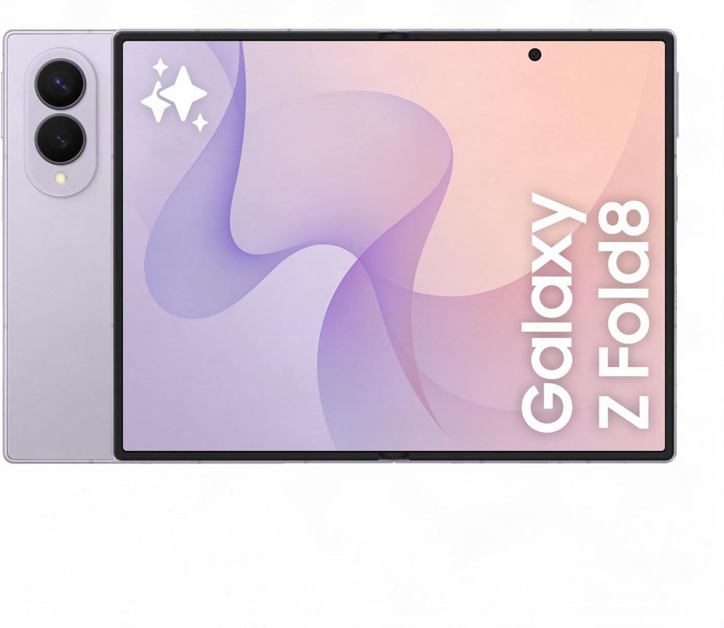 Samsung Galaxy Z Fold8 [AU Version] + $300 Amazon Credit, AI Phone, Lavender, New Foldable Design, Optimised Display Ratio, Dual 50 MP Camera, 256 GB Storage, 12 GB Memory, 4800 mAh Battery