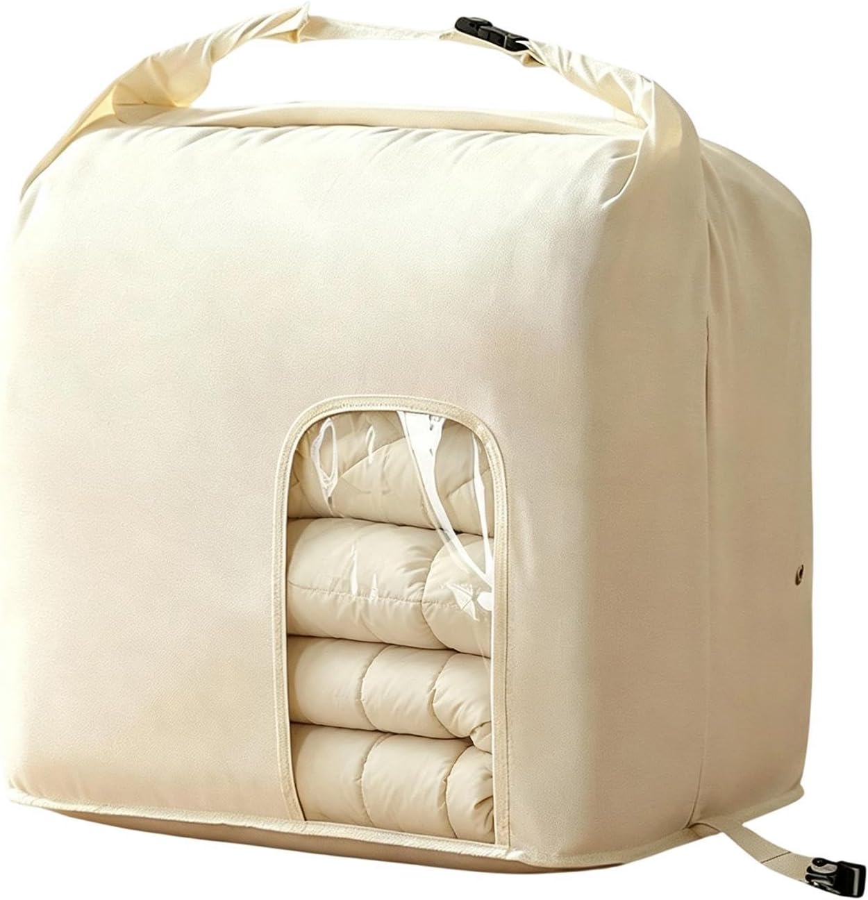 2026 Compression Storage Bags For Comforters Dustproof Clear Window | Clothes Storage Bag for Comforters Pillows Blankets Bedding Quilt Sheets Bed Bedroom Living Room Home