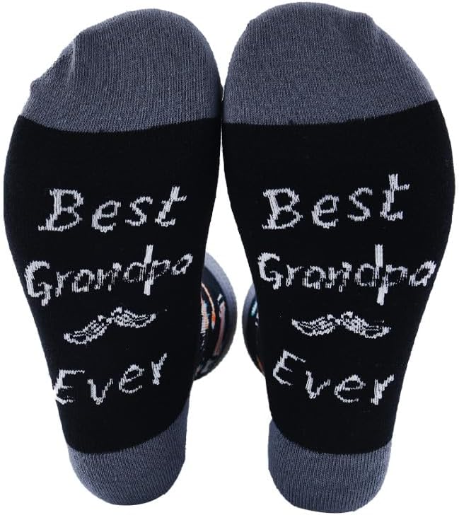 Funny Sock Gifts for Men Dad Papa Grandpa Uncle Father's Day Birthday Gifts for Husband Anniversary Christmas Gift