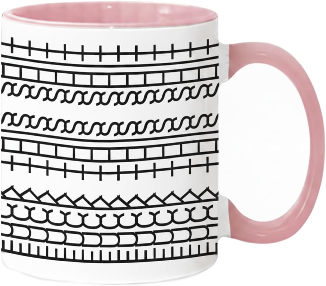 Hidden Message Coffee Mug, Funny Ceramic Coffee Mug 350 ml Pink Coworker Gift Cup for Office Friends and Bosses