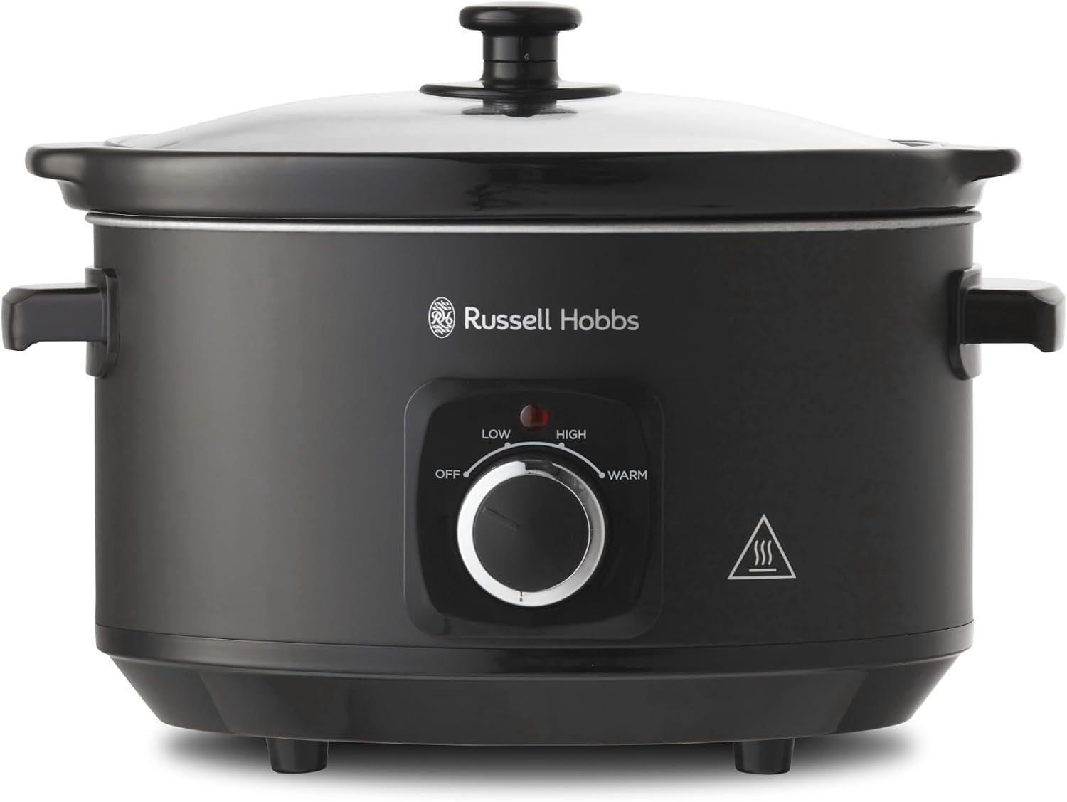 Russell Hobbs RHSC4A Stylish 4L Slow Cooker - Matte Black
