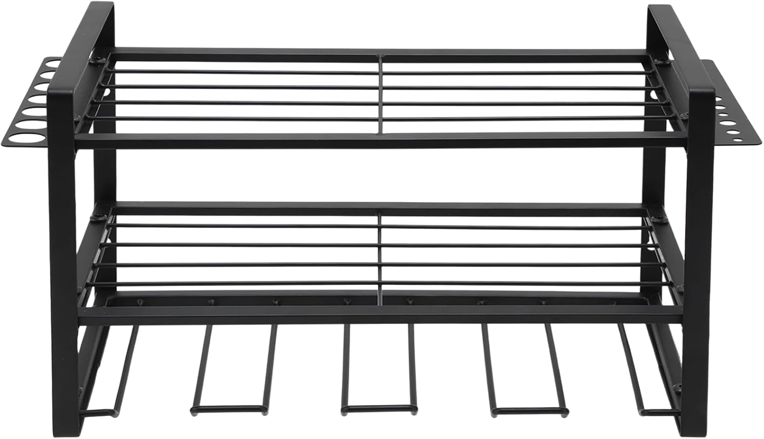 Power Tool Organizer, Garage Tool Storage Organizer, Heavy Duty Wall Mount (Black, 40x20x24cm, 3 Layers 4 Slots Drill Holder)