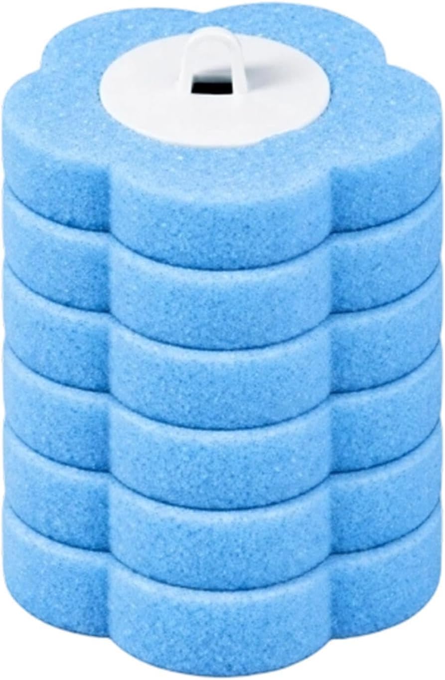 Toilet Wand Refills 6-Piece High Density Foaming Cleaning Supplies | Household Toilet Wand Brush Kit for Home Apartment Dorm Hotel Office Commercial Restroom